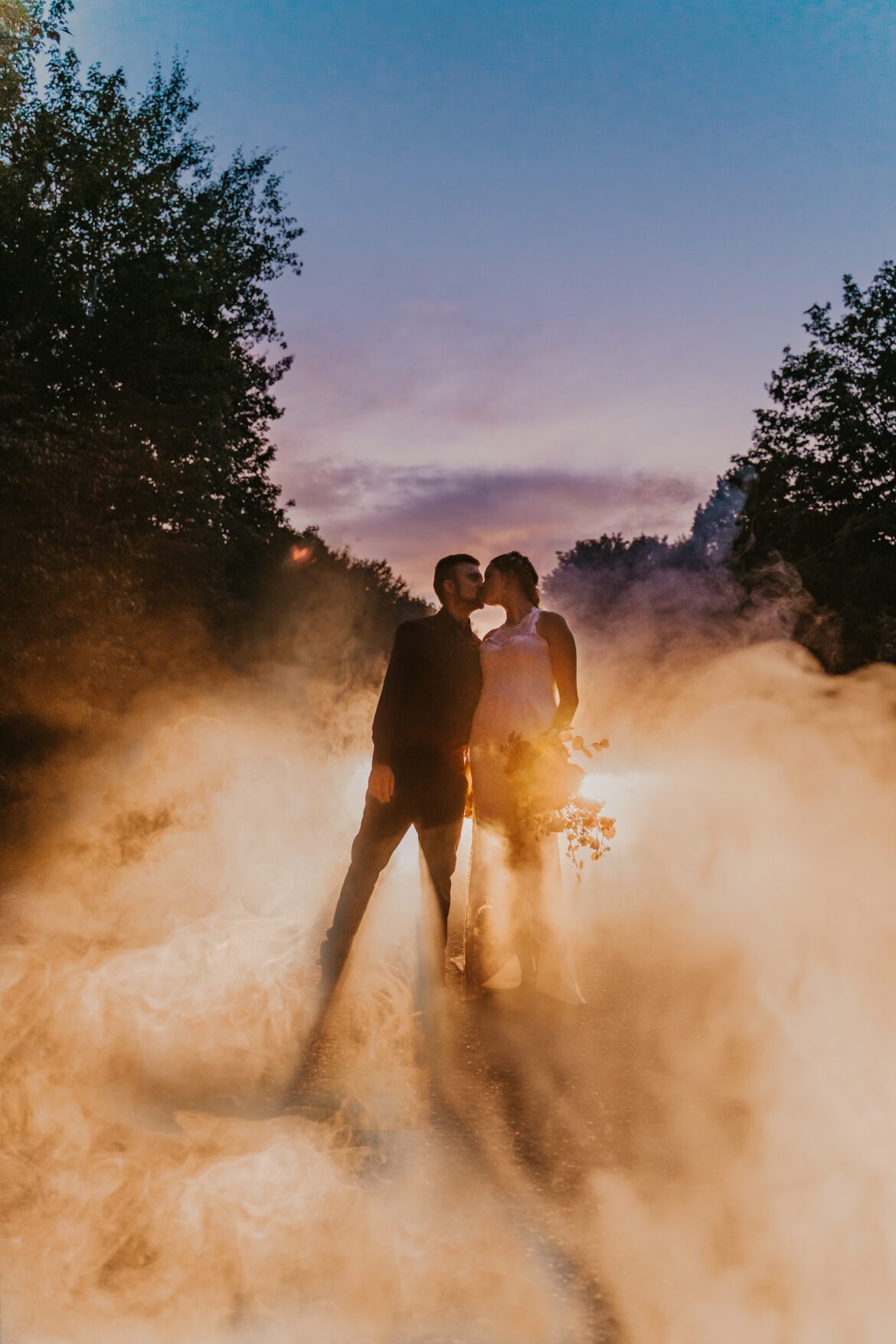 Backlit Photography couple