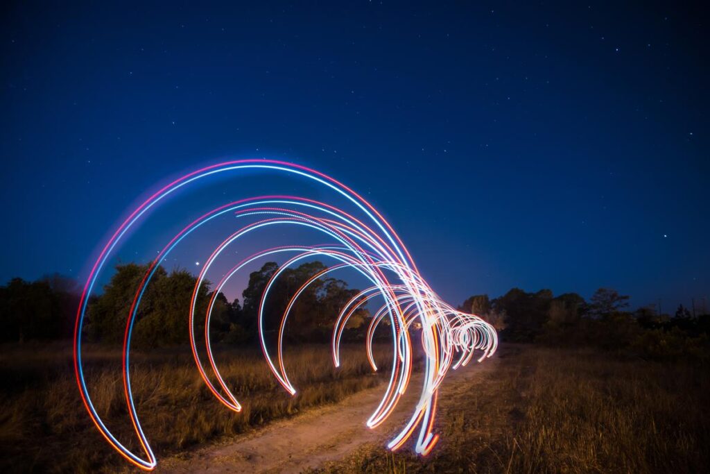 Light Painting Photography Light Trails